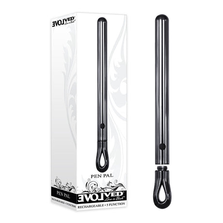 Evolved Pen Pal - Metallic 11.3 cm USB Rechargeable Vibrator - Naughty by Nature Adult Store