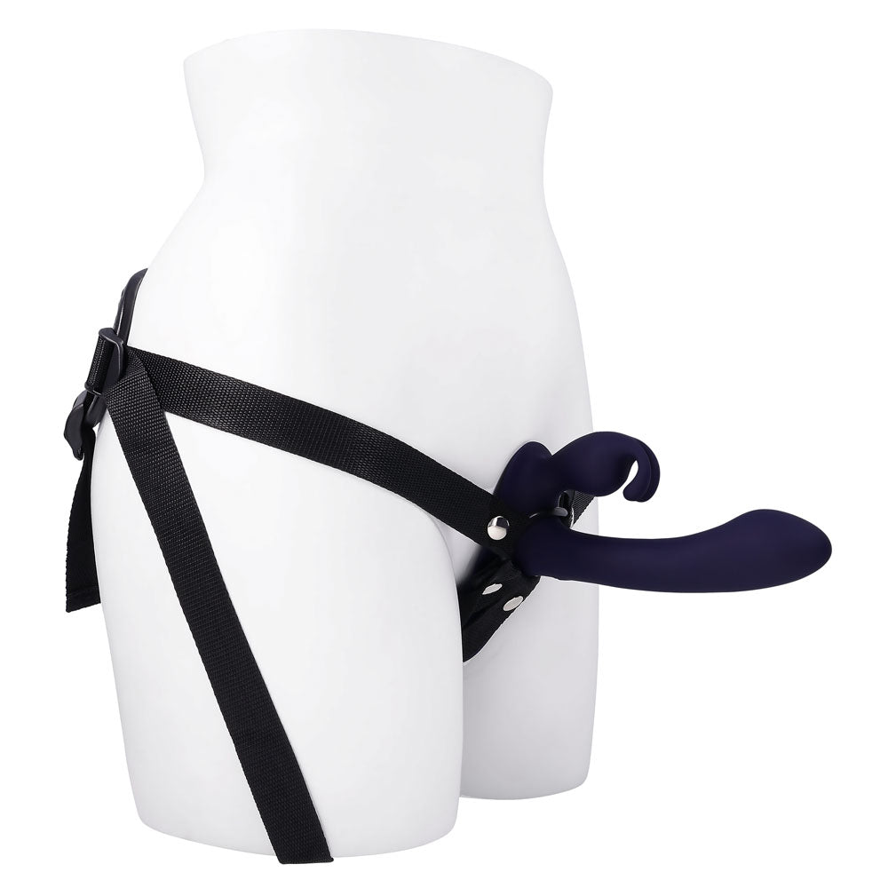 Evolved GIVING VIBES -  Vibrating Strap-On with Remote