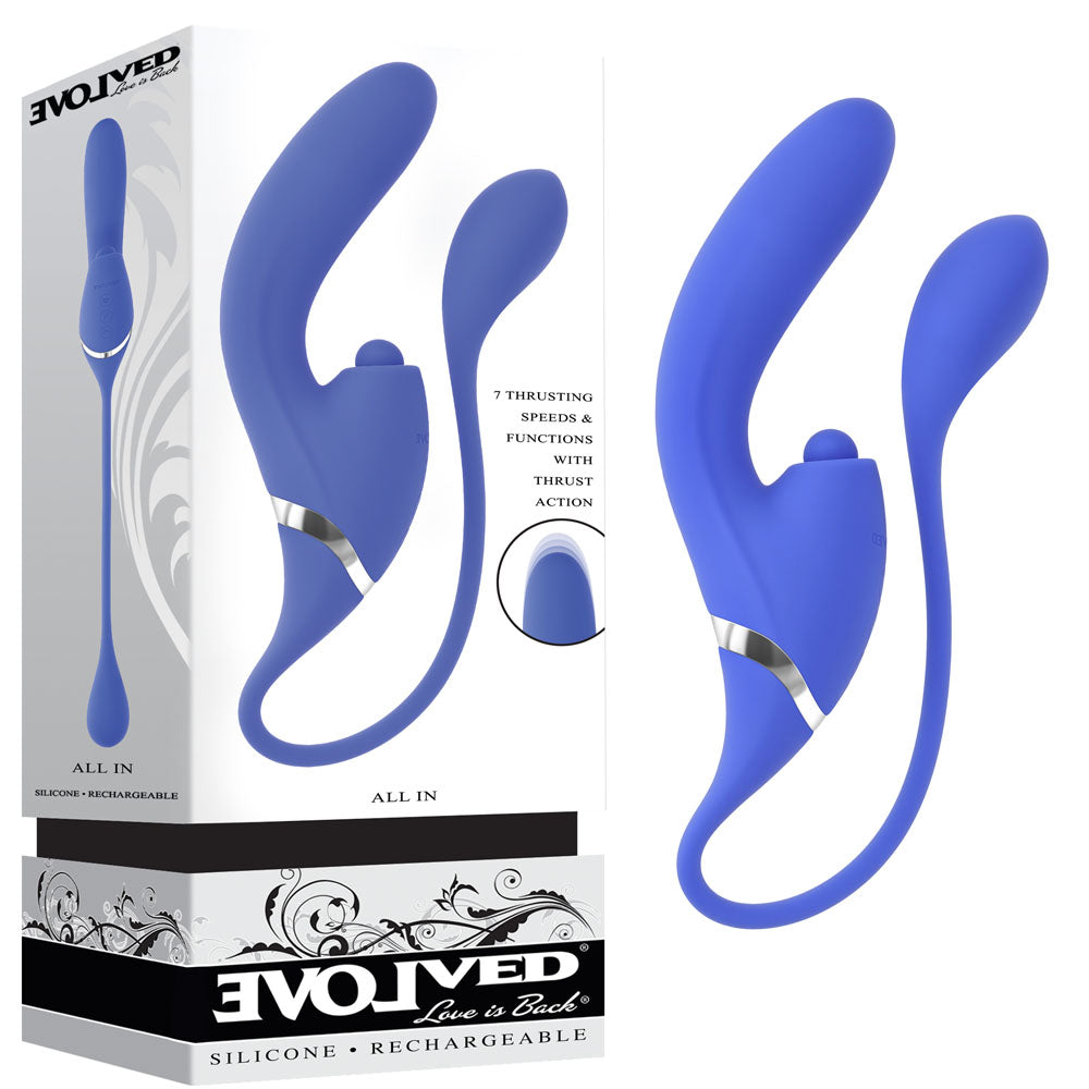 Evolved ALL IN - Rechargeable Triple Stimulating Vibrator