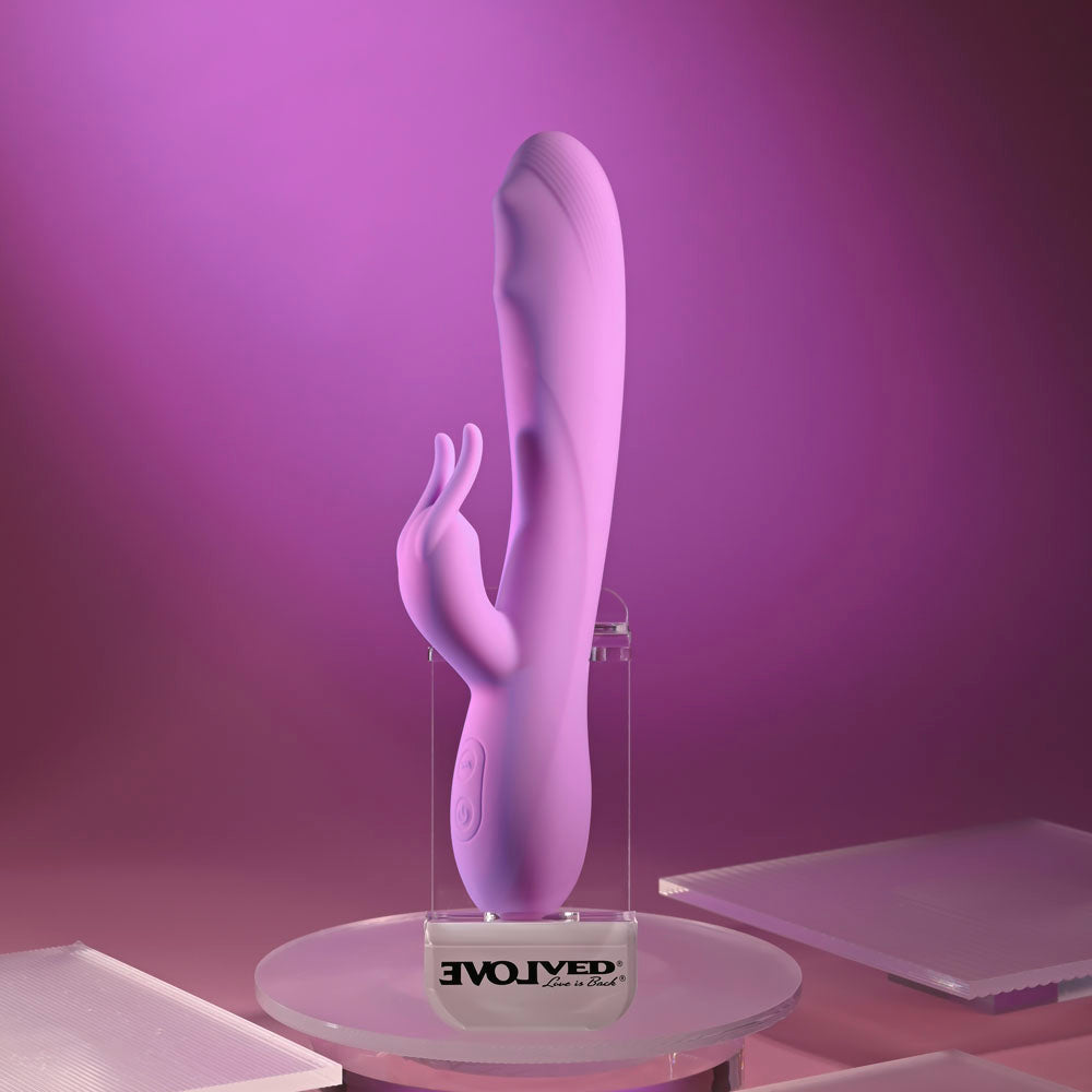 Evolved BEAD THE WAY - Pink Rechargeable Rabbit Vibrator