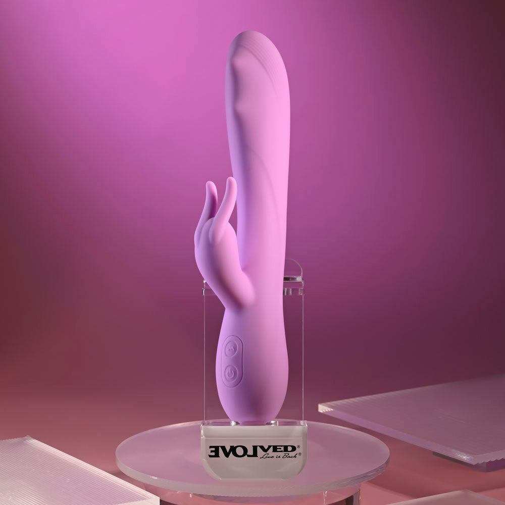 Evolved BEAD THE WAY - Pink Rechargeable Rabbit Vibrator