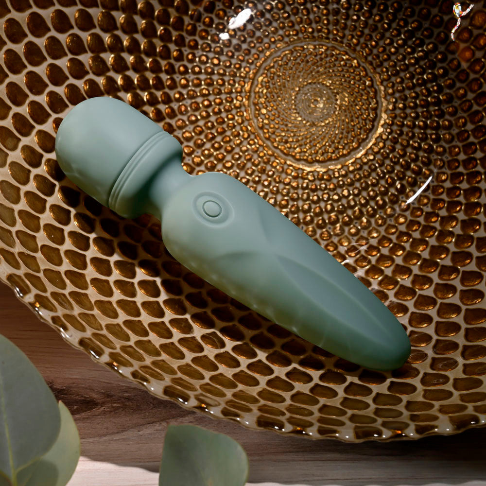 Evolved RUMBLE WAND - Olive Green Mini Massage Wand