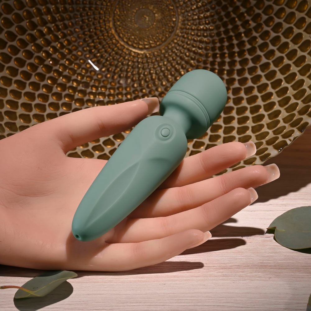 Evolved RUMBLE WAND - Olive Green Mini Massage Wand