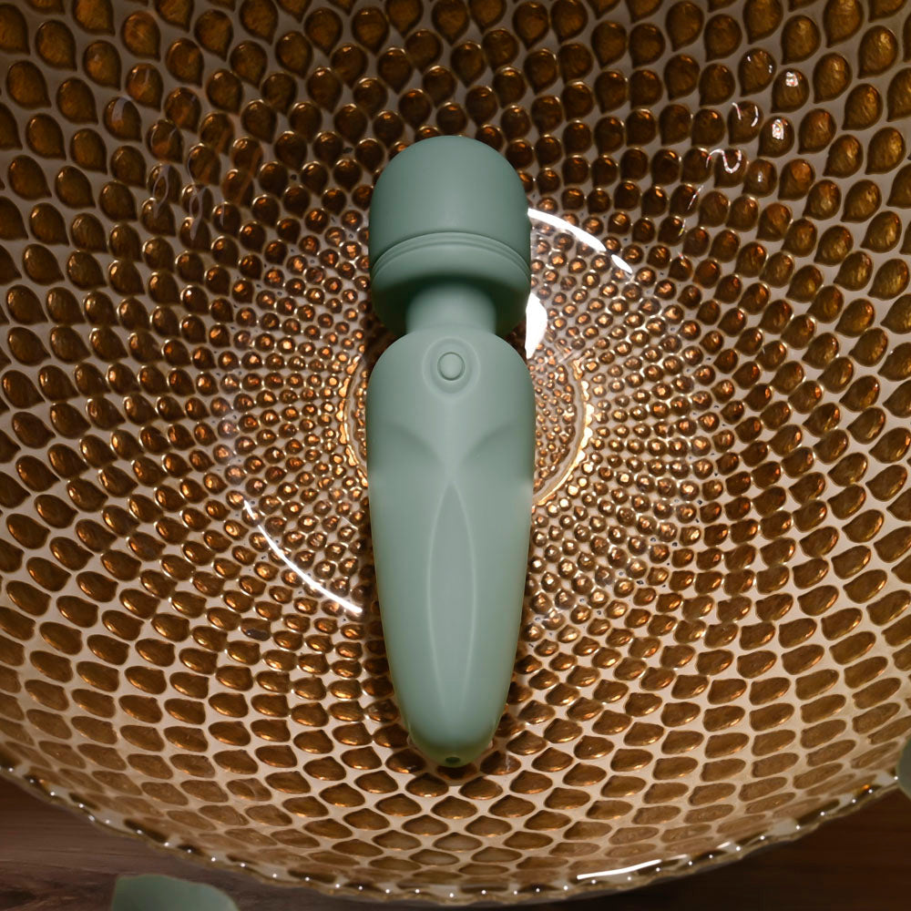 Evolved RUMBLE WAND - Olive Green Mini Massage Wand