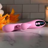 Evolved Push The Button Pink 23.5cm Rabbit Vibrator G Spot