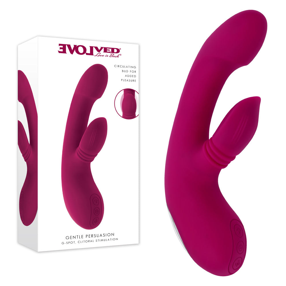 Evolved Gentle Persuasion Pink 20 Centimeter USB Rechargeable Rabbit Vibrator