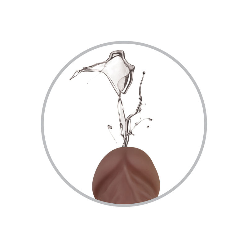 Evolved Big Shot - Brown - Brown 20.3 cm (8'') USB Rechargeable Squirting Dong - Naughty by Nature Adult Store