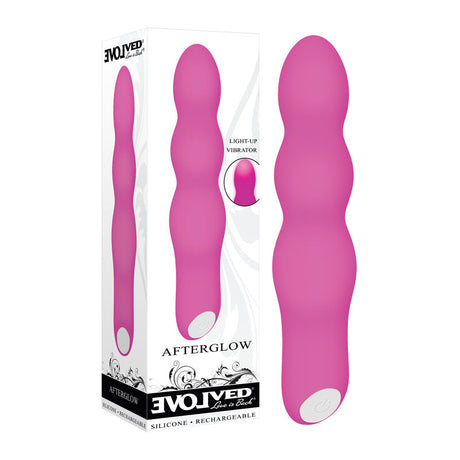 Evolved Afterglow - Pink 16.5 cm USB Rechargeable Vibrator - Naughty by Nature Adult Store