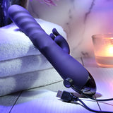 Evolved RASCALLY RABBIT - Purple 22.9 cm USB Rechargeable Rabbit Vibrator - Naughty by Nature Adult Store