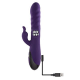 Evolved RASCALLY RABBIT - Purple 22.9 cm USB Rechargeable Rabbit Vibrator - Naughty by Nature Adult Store