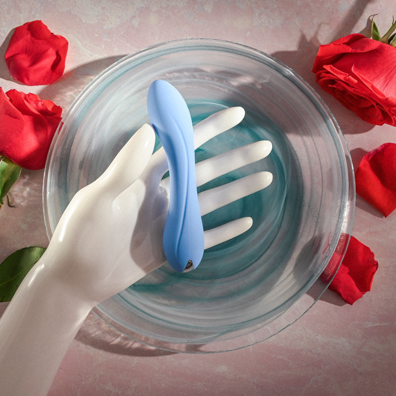 Evolved BLUE CRUSH - Blue 12 cm Mini Vibrator