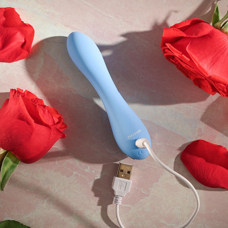 Evolved BLUE CRUSH - Blue 12 cm Mini Vibrator
