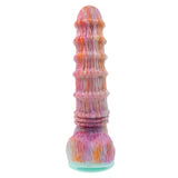 Evolved FANTASY - Multicoloured Vibrating Fantasy Dildo with Remote