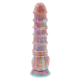Evolved FANTASY - Multicoloured Vibrating Fantasy Dildo with Remote