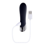 Evolved BACK IN BLACK - Black 11.9 cm USB Rechargeable Bullet