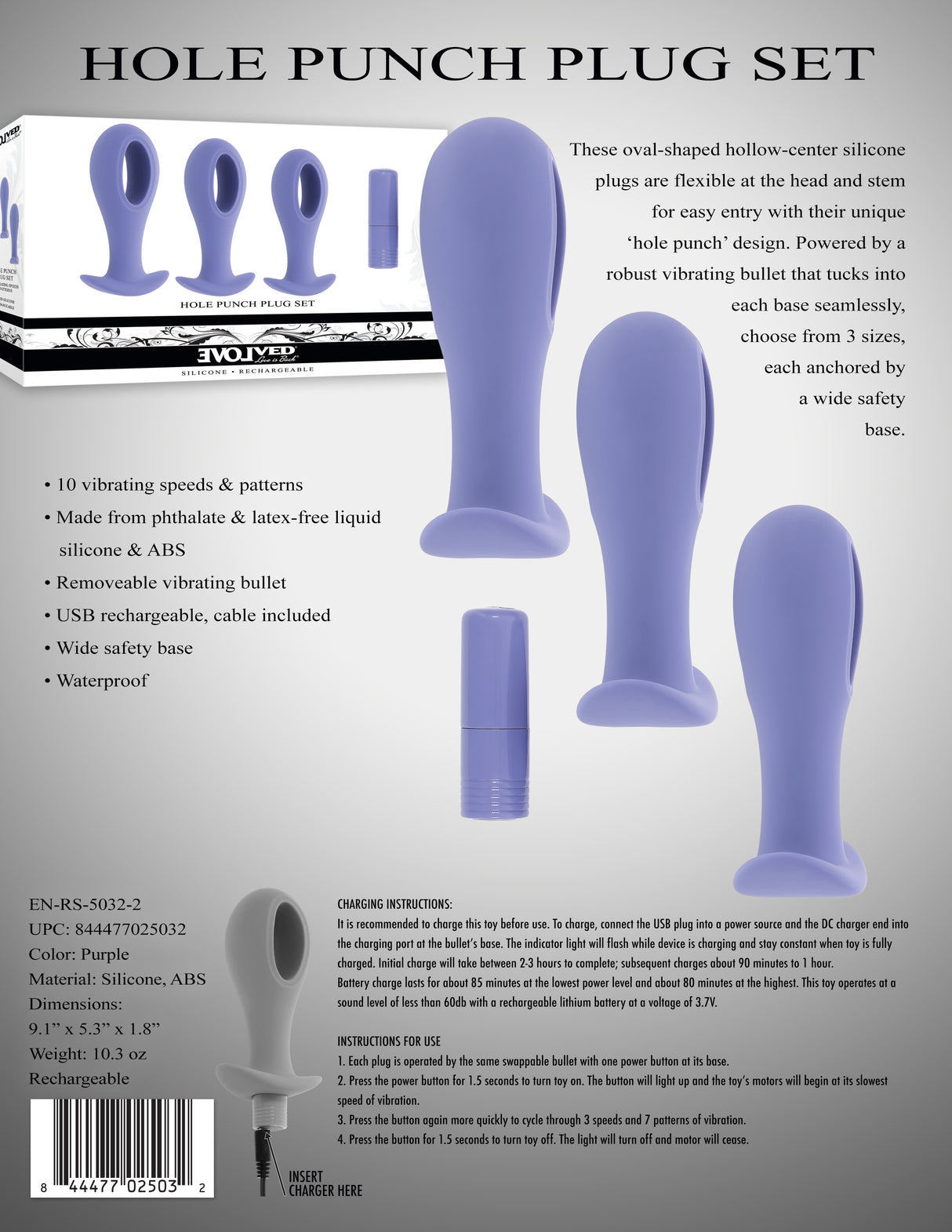 Evolved HOLE PUNCH PLUG SET