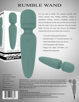 Evolved RUMBLE WAND - Olive Green Mini Massage Wand