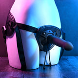 Evolved HEAVENLY HARNESS - Black Rechargeable Strap-On Kit