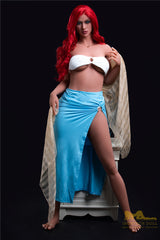 Irontech 171cm Viola TPE Sex Doll Brown Skin Shining Blue Eyes High Quality