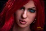 Irontech 171cm Viola TPE Sex Doll Brown Skin Shining Blue Eyes High Quality