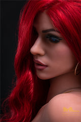 Irontech 171cm Viola TPE Sex Doll Brown Skin Shining Blue Eyes High Quality