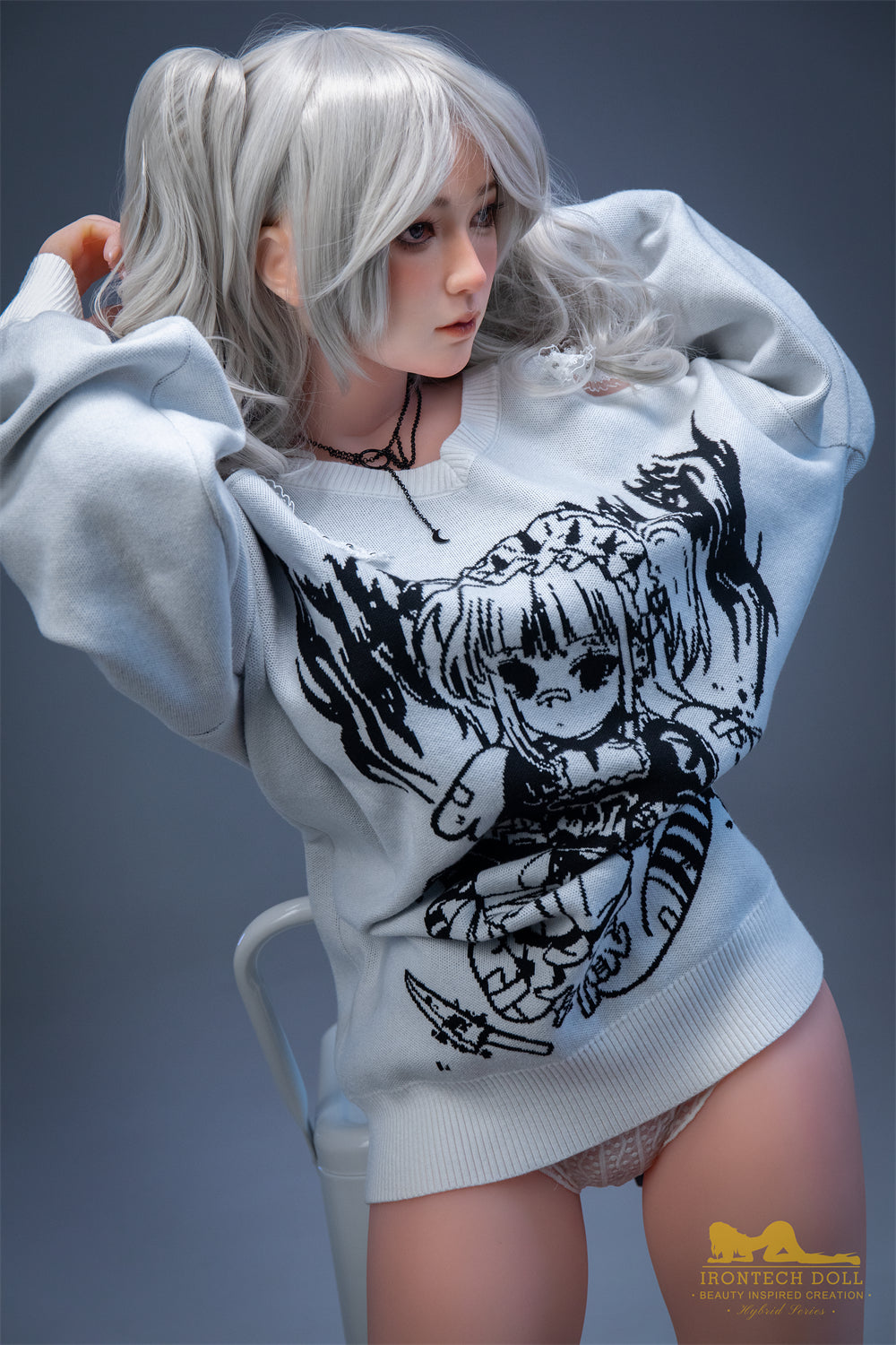 Irontech 154cm Misa Hybrid Sex Doll With TPE Body And Silicone Head