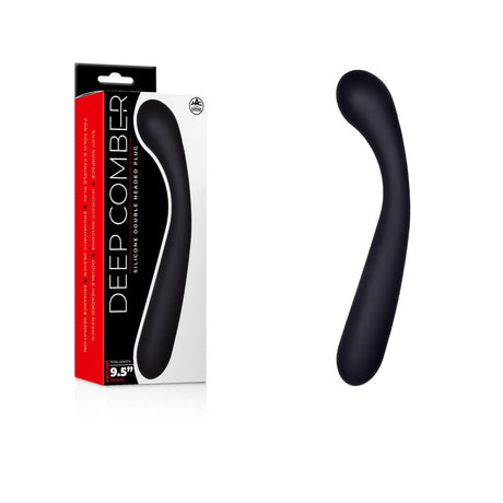 Deep Comber - Black 24 cm Silicone Double Dildo - Naughty by Nature Adult Store