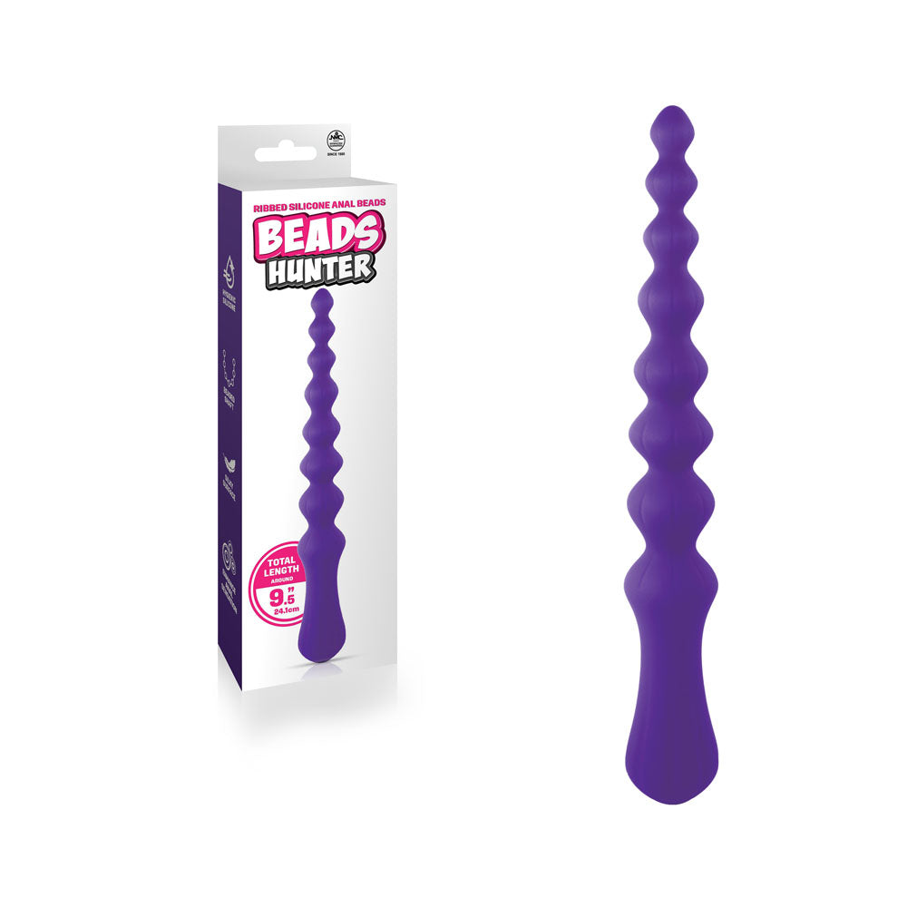 Beads Hunter - Purple - Purple 24.1 cm Anal Beads - Naughty by Nature Adult Store