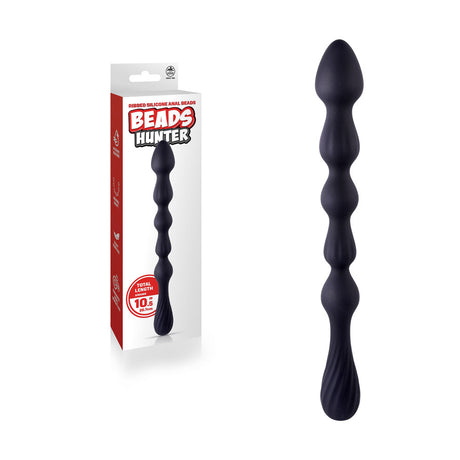 Beads Hunter - Black - Black 26.7 cm Anal Beads - Naughty by Nature Adult Store