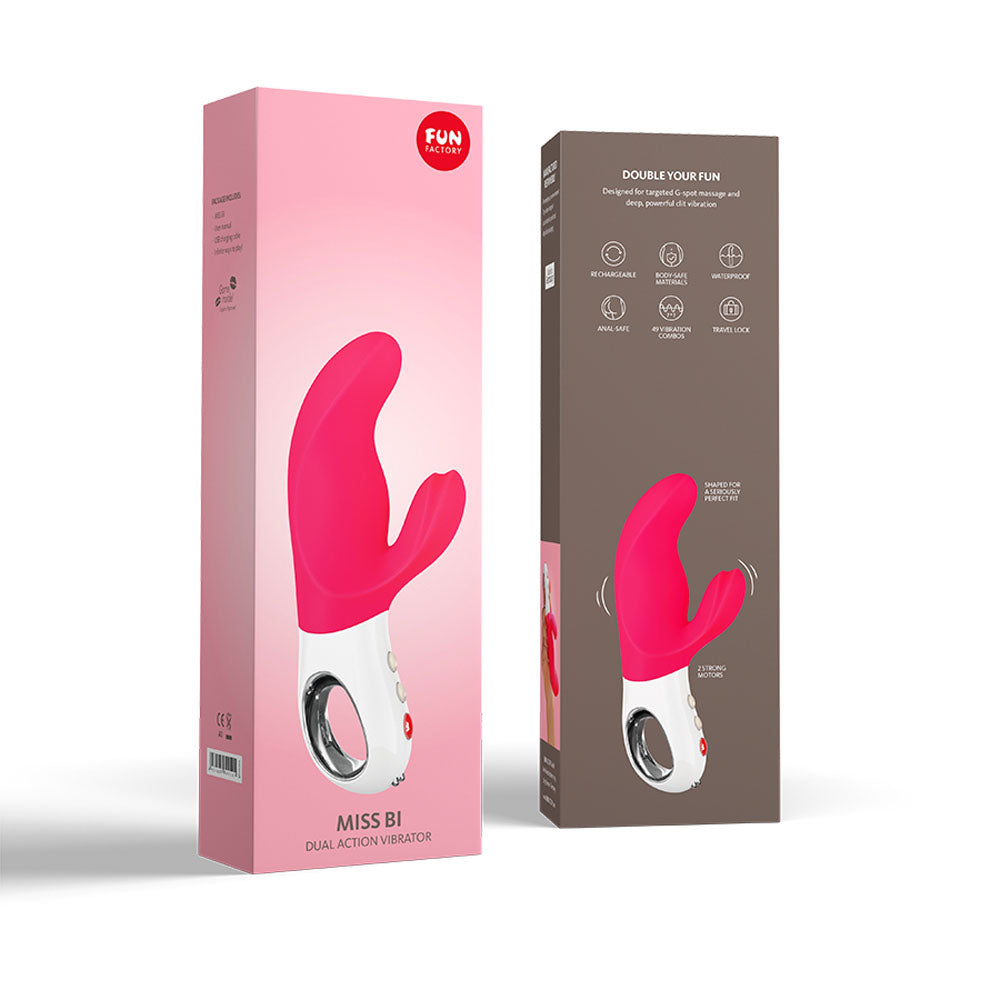 Fun Factory MISS BI - Pink 17 cm Rabbit Vibrator