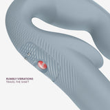 Fun Factory SHARE VIBE PRO cool grey - Strapless Strap-On