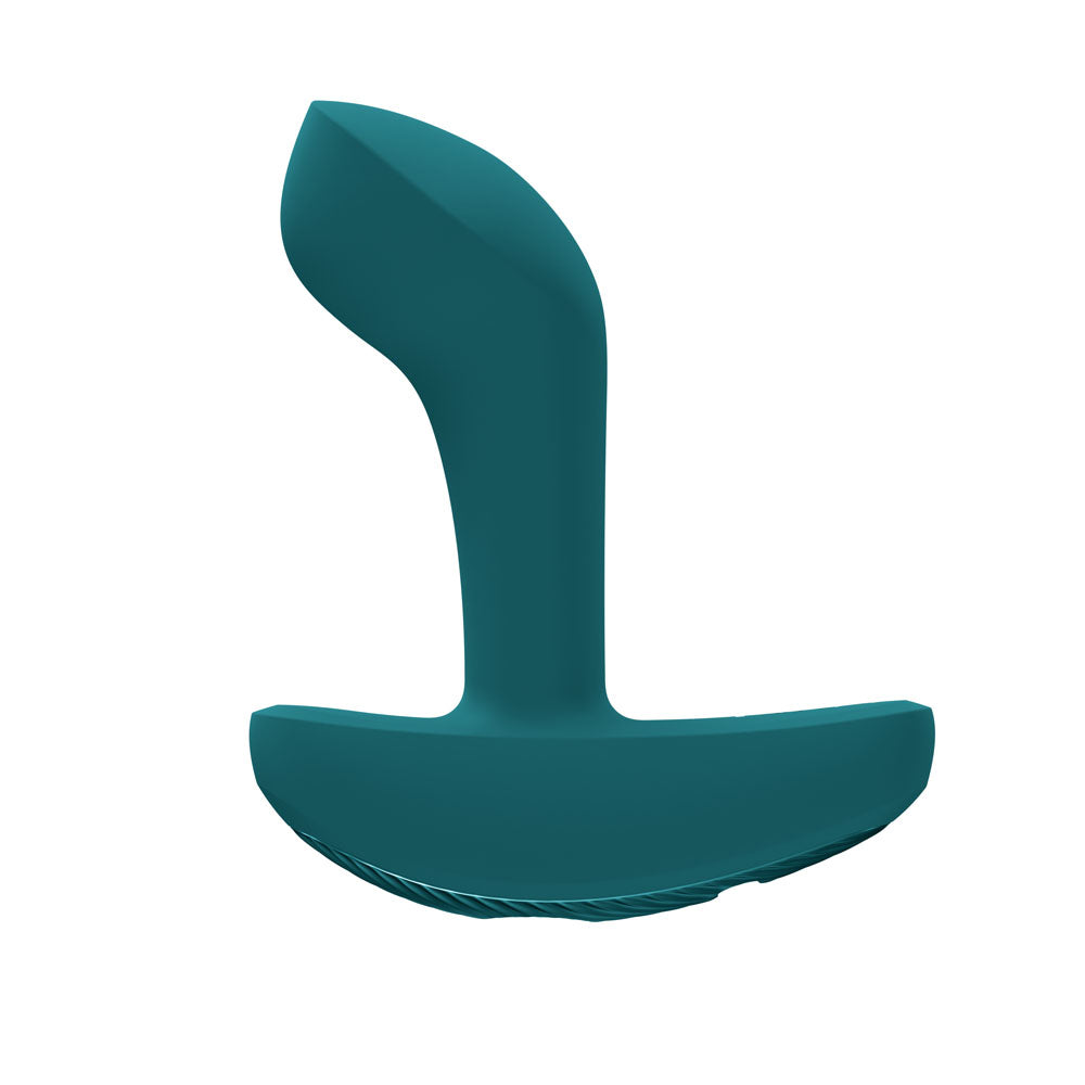 Fun Factory Booty Vibe Bottle Green USB C Rechargeable Anal Plug 9.7 cm