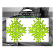 GLOW Fashion Pasties Set - Naughty by Nature Adult Store