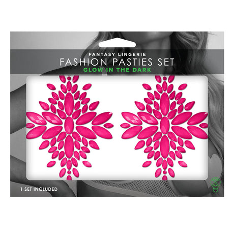 GLOW Fashion Pasties Set - Naughty by Nature Adult Store