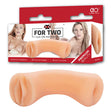 XXX For Two - Flesh Pussy & Ass Dual Ended Stroker - Naughty by Nature Adult Store