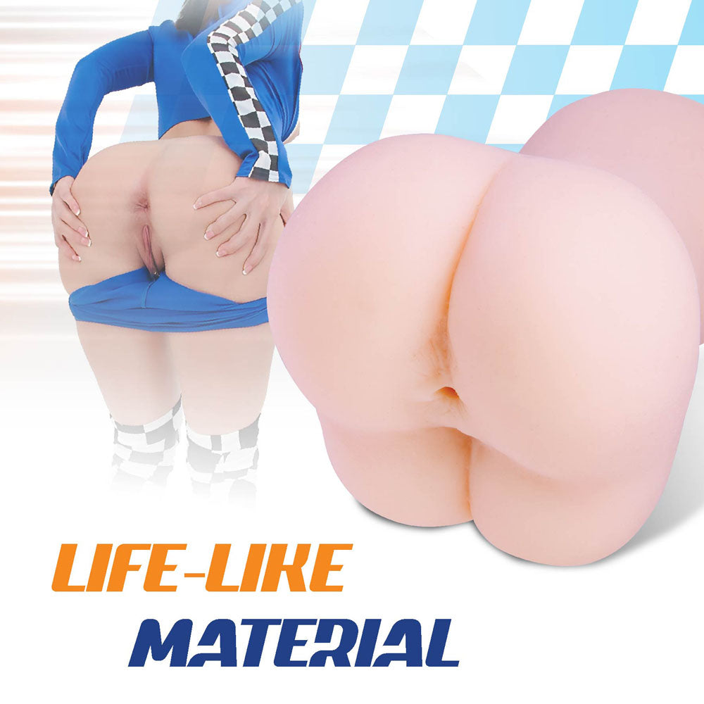 Bulky Sip - Flesh Mini Doggy-Style Stroker - Naughty by Nature Adult Store