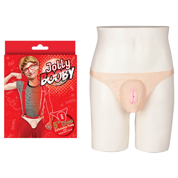 Jolly Booby - Inflatable Pussy - Inflatable Pussy with Adjustable Straps - Naughty by Nature Adult Store