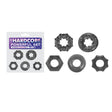 Hardcore Powerful Set Cock Rings - Set of 5 - Smoke Cock Rings - Set of 5 - Naughty by Nature Adult Store