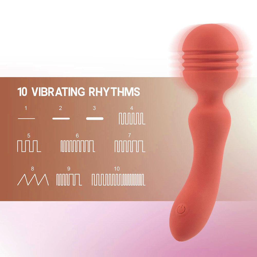 Xciter - Orange USB Rechargeable Massage Wand - Naughty by Nature Adult Store