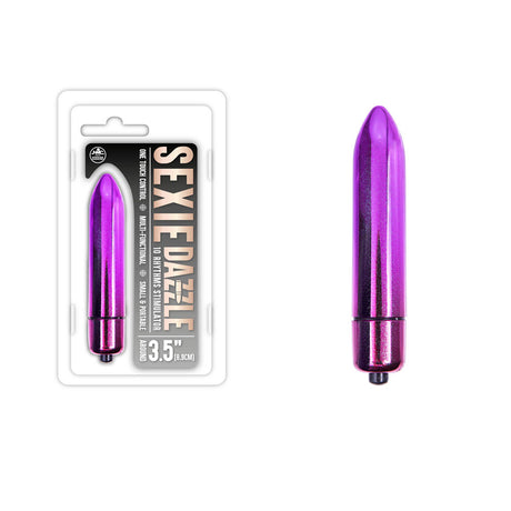 Sexie Dazzle - Metallic Purple 8.9 cm Bullet - Naughty by Nature Adult Store