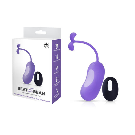 Beat The Bean - Purple USB Rechargeable Vibrating Egg with Wireless Remote - Naughty by Nature Adult Store