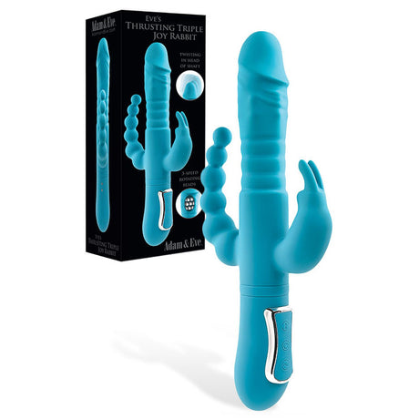 Adam & Eve THRUSTING TRIPLE JOY RABBIT With Anal Probe
