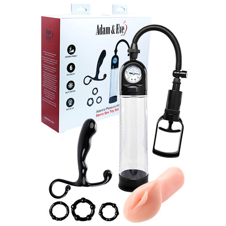 Adam & Eve ADAMS PLEASURE KIT - Male Kit - 6 Piece Set - Naughty by Nature Adult Store