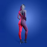 Glow Hyperdrive Bodystocking Glow In The Dark Pink