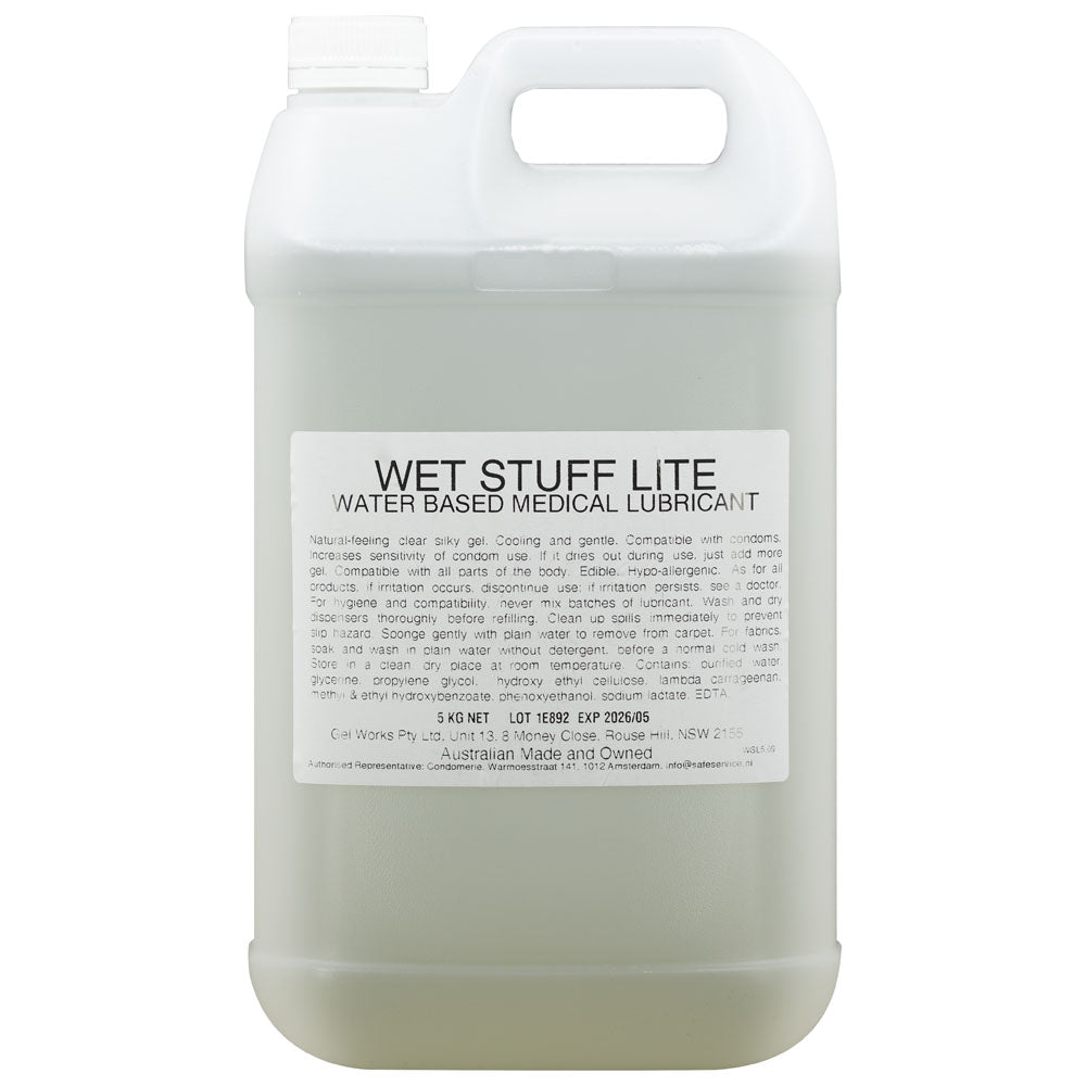 Wet Stuff Lite - 5kg Bottle - Naughty by Nature Adult Store