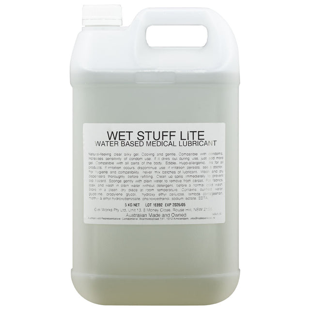 Wet Stuff Lite - 5kg Bottle - Naughty by Nature Adult Store