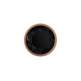 Gender X GOLD DIGGER SMALL - Rose Gold Small Butt Plug with Black Gem Base - Naughty by Nature Adult Store