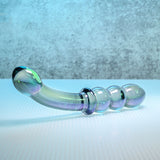 Gender X LUSTROUS GALAXY WAND - Blue/Violet Glass 18.5 cm Double Ended Massager - Naughty by Nature Adult Store