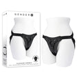 Gender X PLEASURE HARNESS - Black Adjustable Harness (No Probe Included) - Naughty by Nature Adult Store