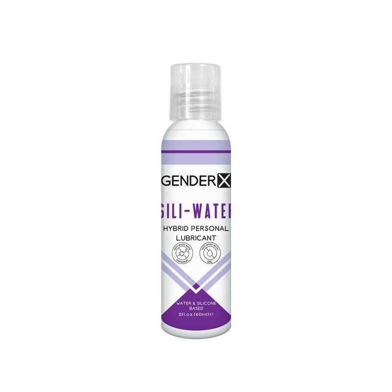 Gender X SILI-WATER - 60 ml - Hybrid Lubricant - 60 ml Bottle - Naughty by Nature Adult Store